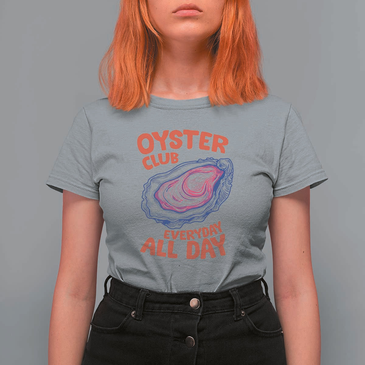 Oyster Club T Shirt For Women Retro Summer Beach Vacation Gift