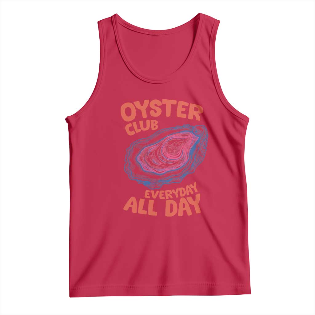 Oyster Club Tank Top Retro Summer Beach Vacation Gift