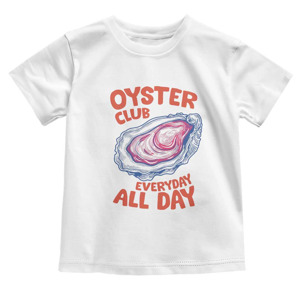 Oyster Club Toddler T Shirt Retro Summer Beach Vacation Gift