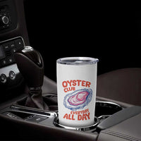 Oyster Club Tumbler Cup Retro Summer Beach Vacation Gift