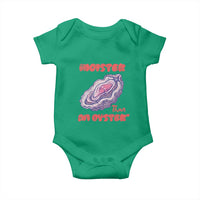 Moister Than An Oyster Baby Onesie Funny Inappropriate Adult Humor