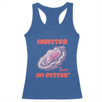 Moister Than An Oyster Racerback Tank Top Funny Inappropriate Adult Humor