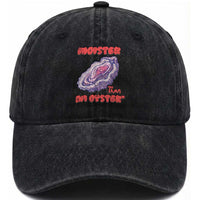 Moister Than An Oyster Washed Cotton Baseball Cap Funny Inappropriate Adult Humor