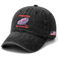 Moister Than An Oyster Washed Cotton Baseball Cap Funny Inappropriate Adult Humor