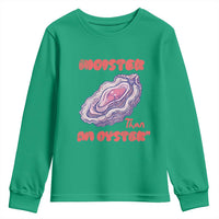 Moister Than An Oyster Youth Sweatshirt Funny Inappropriate Adult Humor