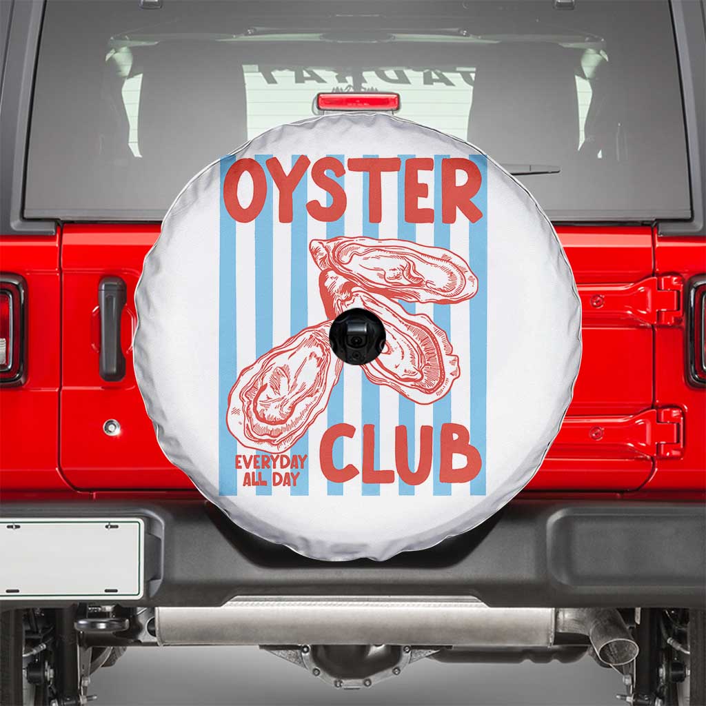 Oyster Club Spare Tire Cover Coastal Girls Trip Beach Vacation Gift