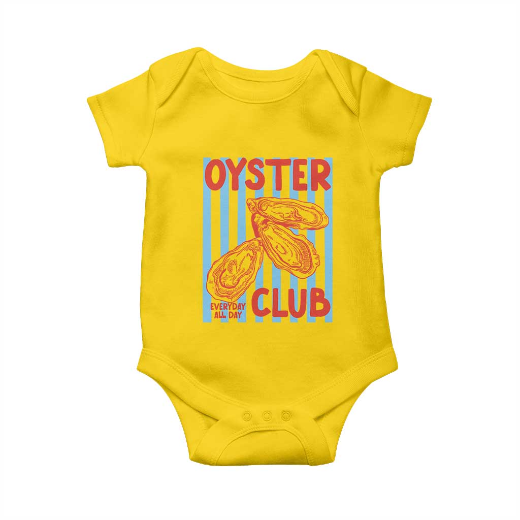 Oyster Club Baby Onesie Coastal Girls Trip Beach Vacation Gift