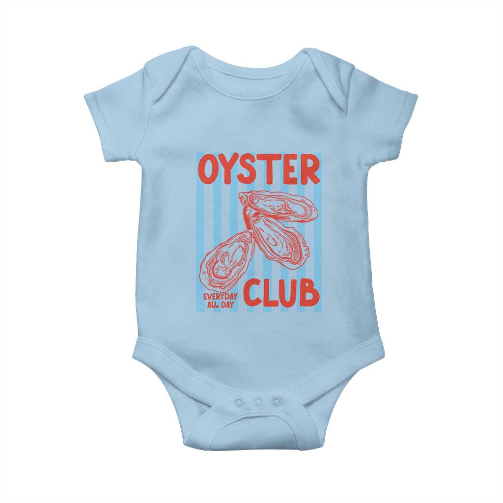 Oyster Club Baby Onesie Coastal Girls Trip Beach Vacation Gift
