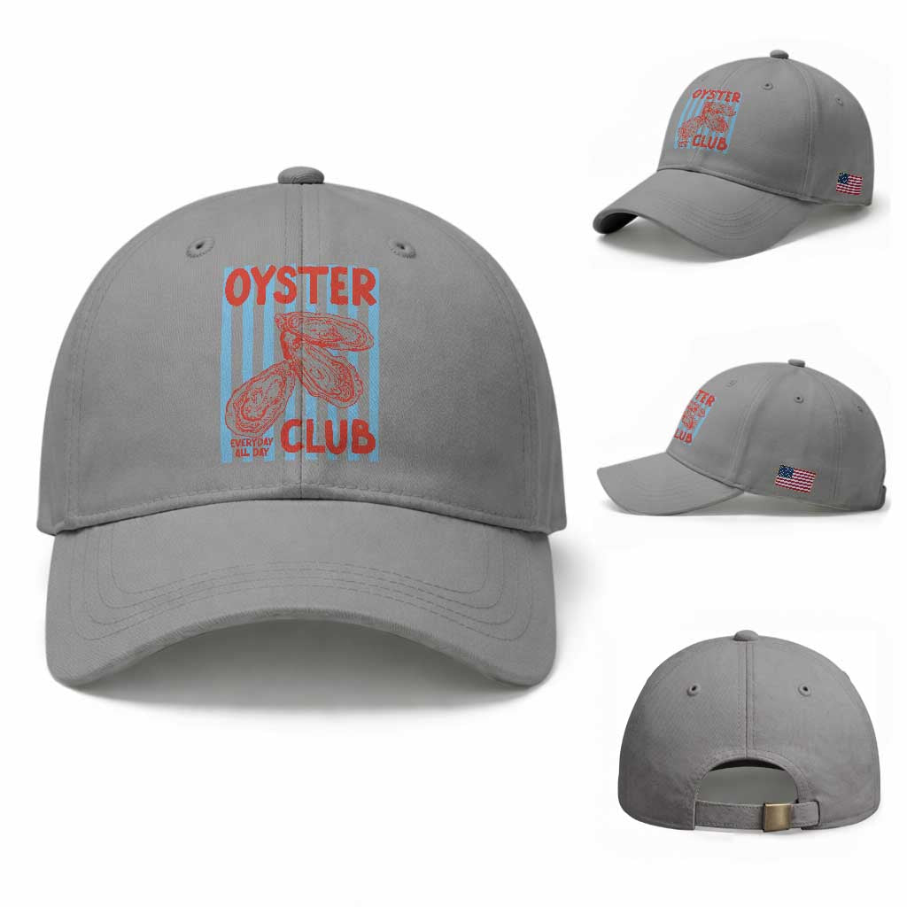 Oyster Club Baseball Cap Coastal Girls Trip Beach Vacation Gift