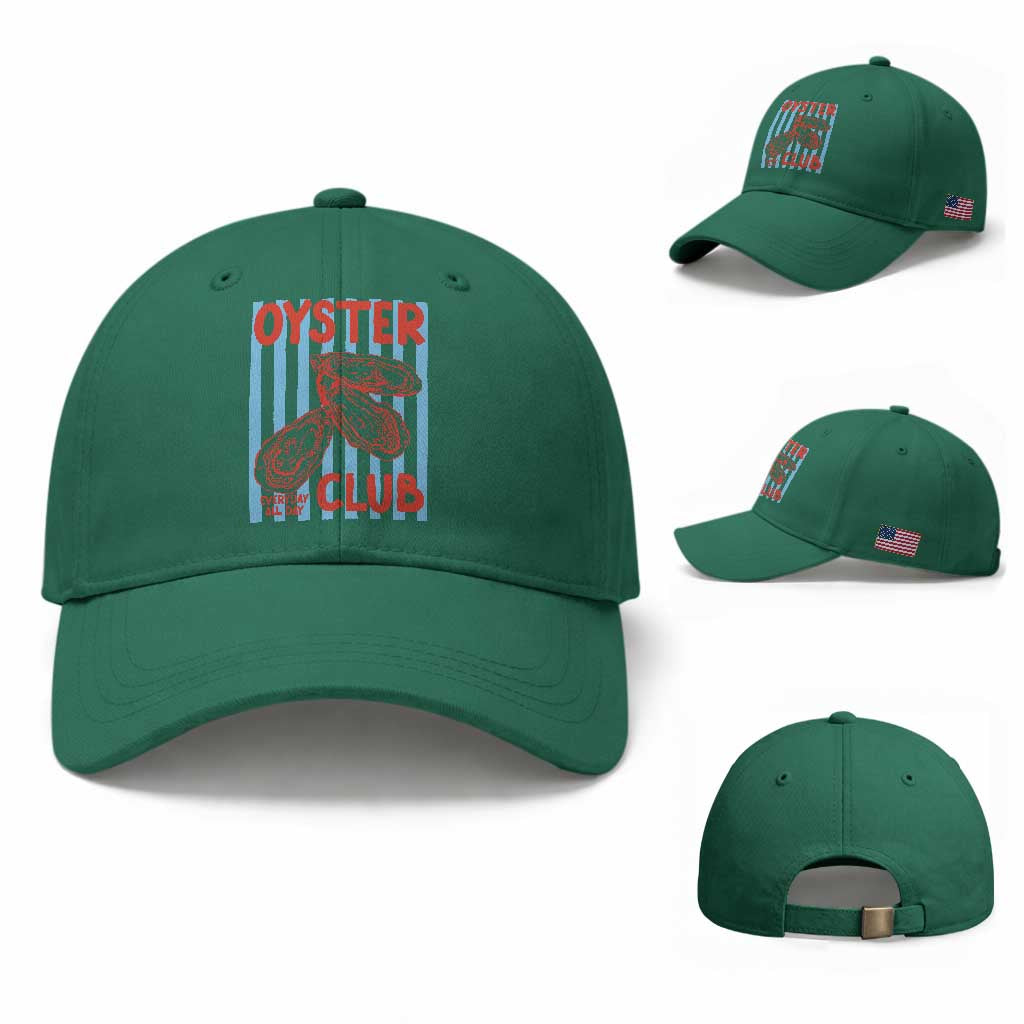 Oyster Club Baseball Cap Coastal Girls Trip Beach Vacation Gift