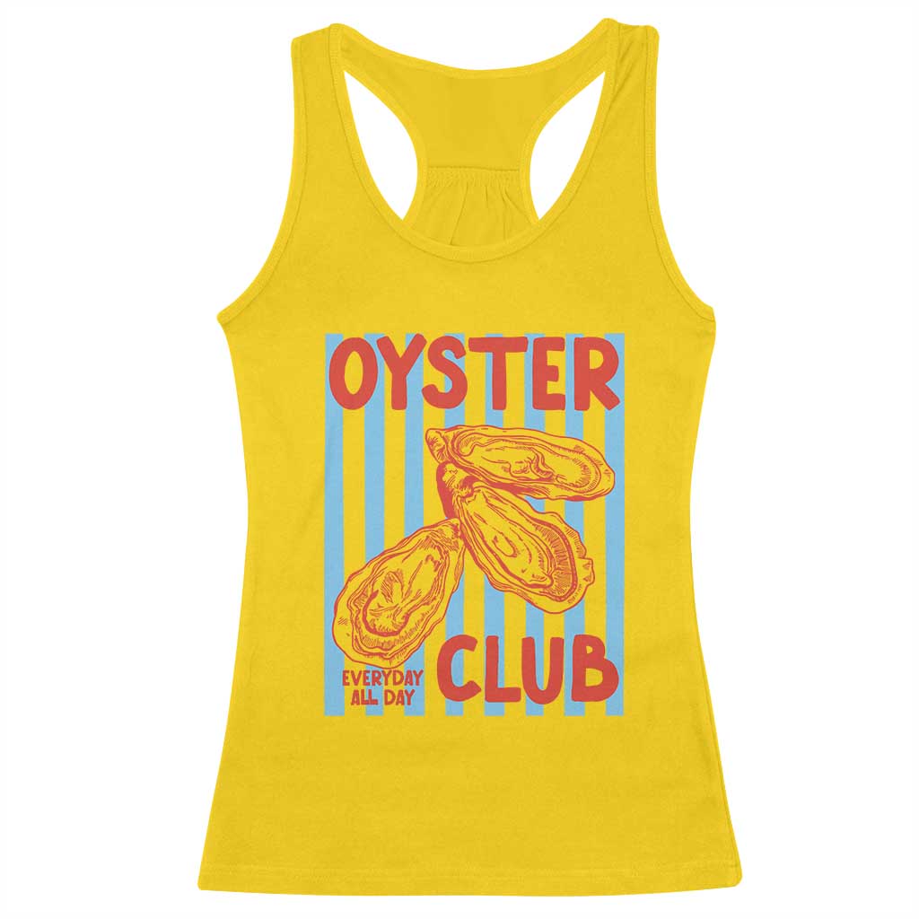 Oyster Club Racerback Tank Top Coastal Girls Trip Beach Vacation Gift