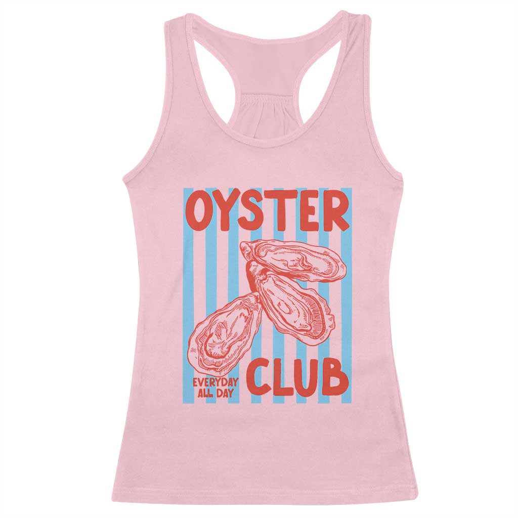 Oyster Club Racerback Tank Top Coastal Girls Trip Beach Vacation Gift