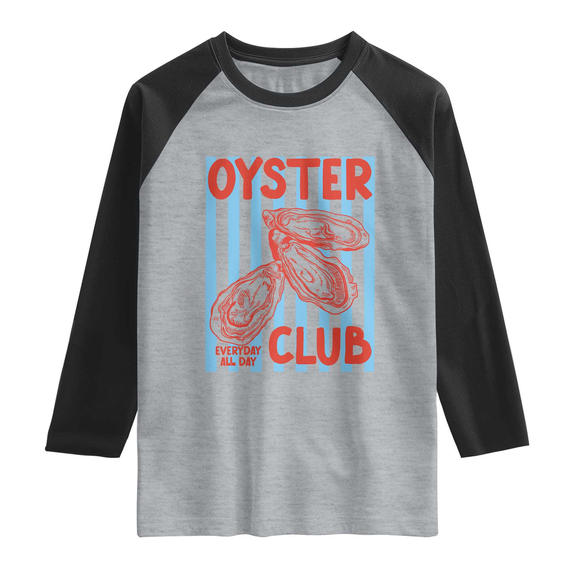Oyster Club Raglan Shirt Coastal Girls Trip Beach Vacation Gift