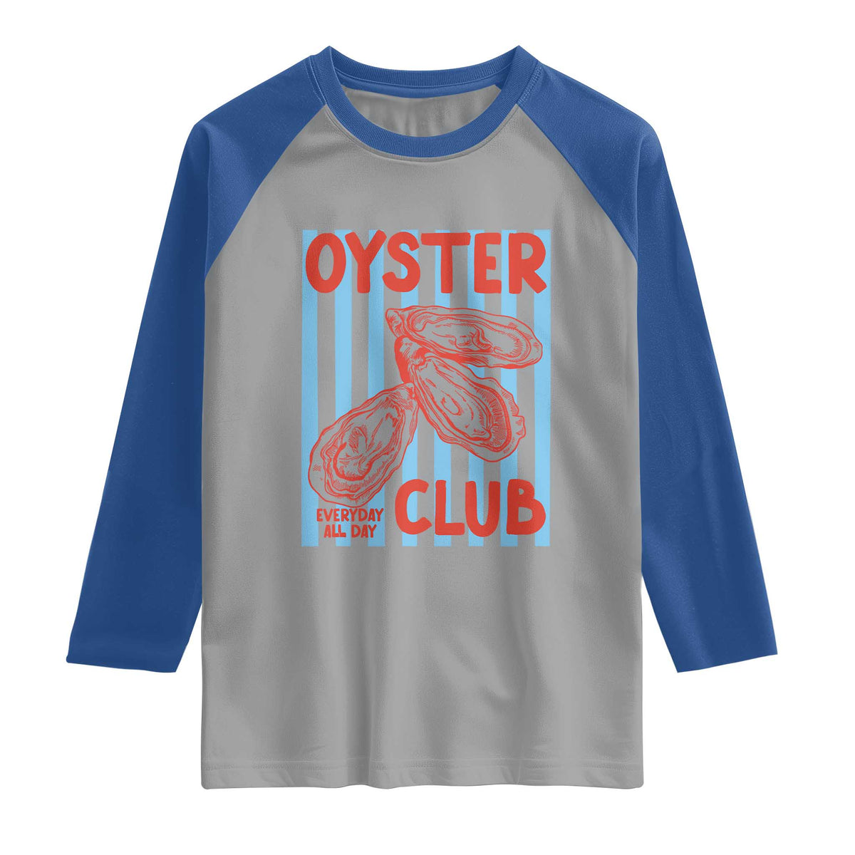 Oyster Club Raglan Shirt Coastal Girls Trip Beach Vacation Gift