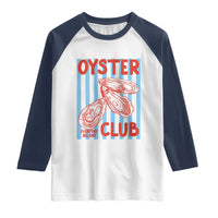 Oyster Club Raglan Shirt Coastal Girls Trip Beach Vacation Gift