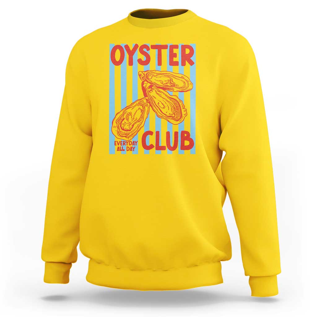 Oyster Club Sweatshirt Coastal Girls Trip Beach Vacation Gift