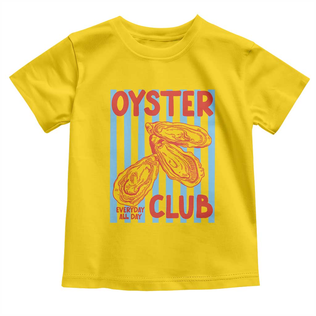 Oyster Club Toddler T Shirt Coastal Girls Trip Beach Vacation Gift