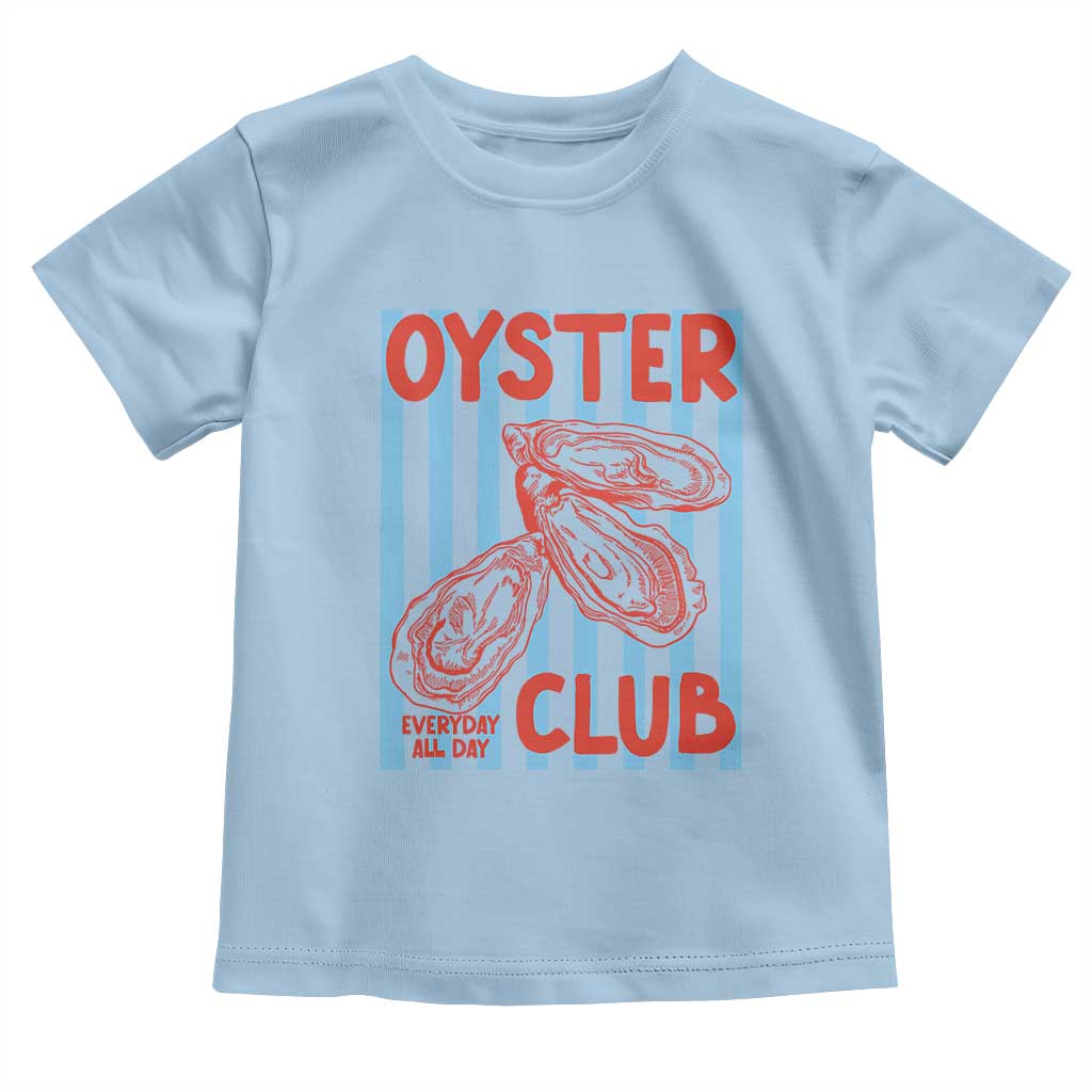 Oyster Club Toddler T Shirt Coastal Girls Trip Beach Vacation Gift