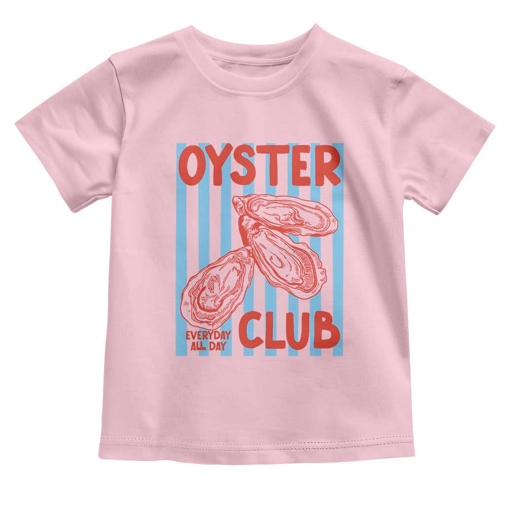 Oyster Club Toddler T Shirt Coastal Girls Trip Beach Vacation Gift