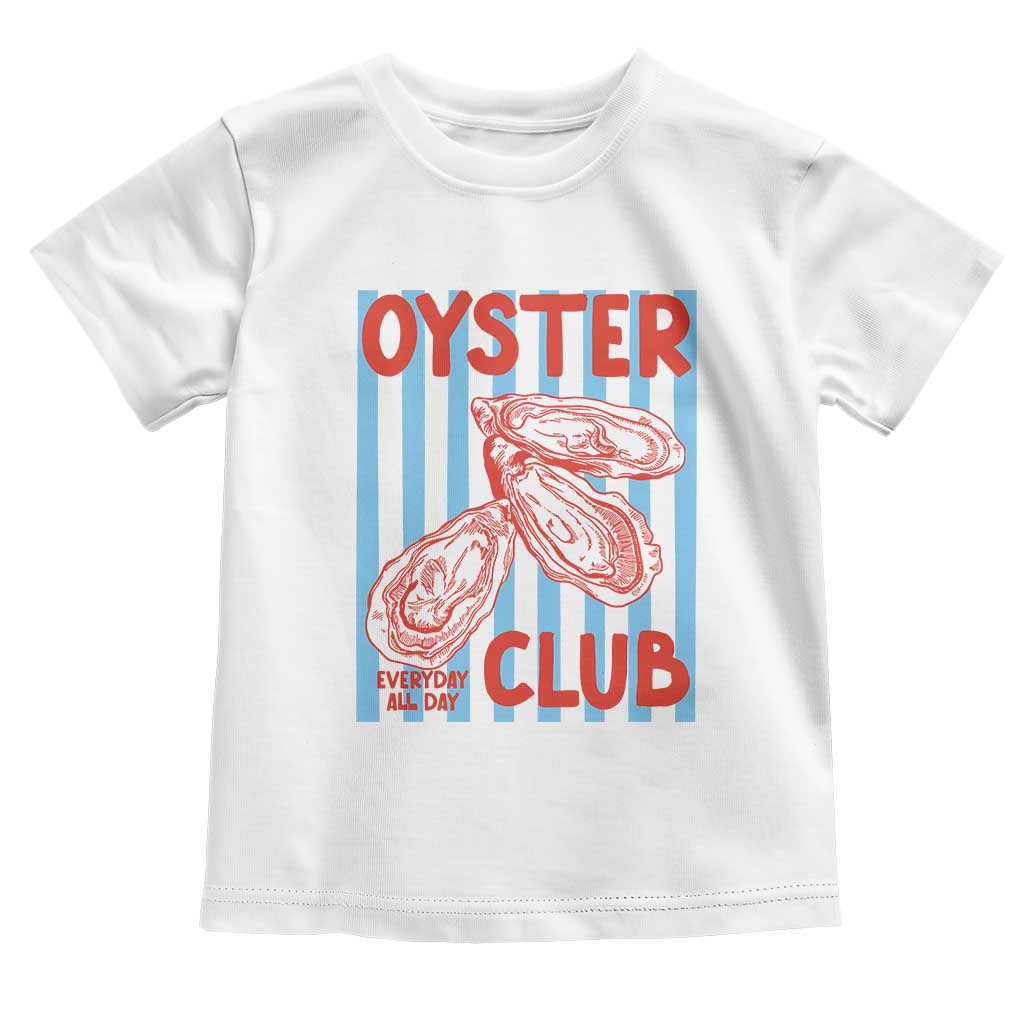 Oyster Club Toddler T Shirt Coastal Girls Trip Beach Vacation Gift