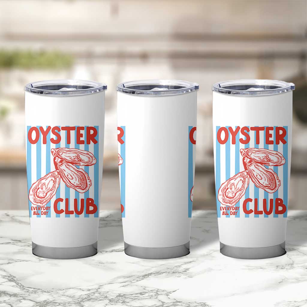 Oyster Club Tumbler Cup Coastal Girls Trip Beach Vacation Gift