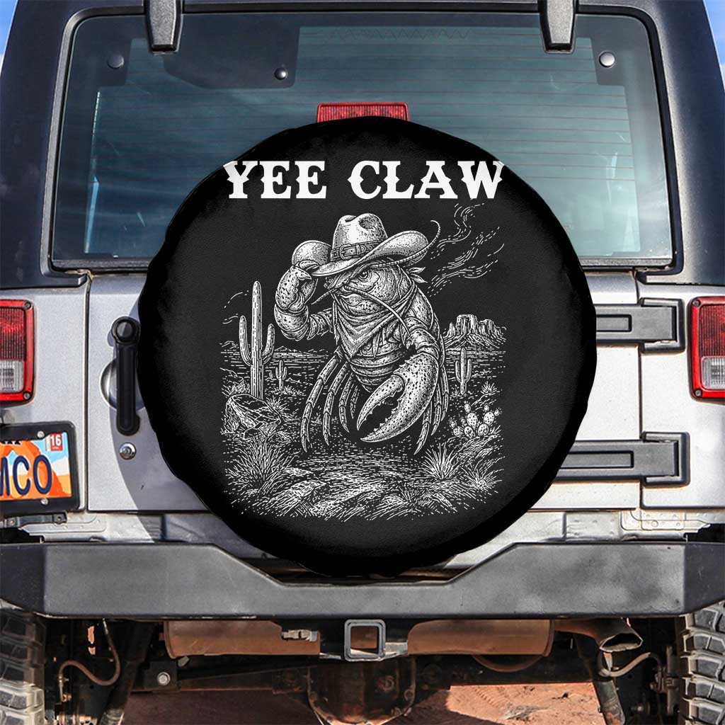 Yee Claw Lobster Spare Tire Cover Funny Crawfish Western Meme
