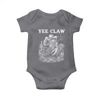 Yee Claw Lobster Baby Onesie Funny Crawfish Western Meme