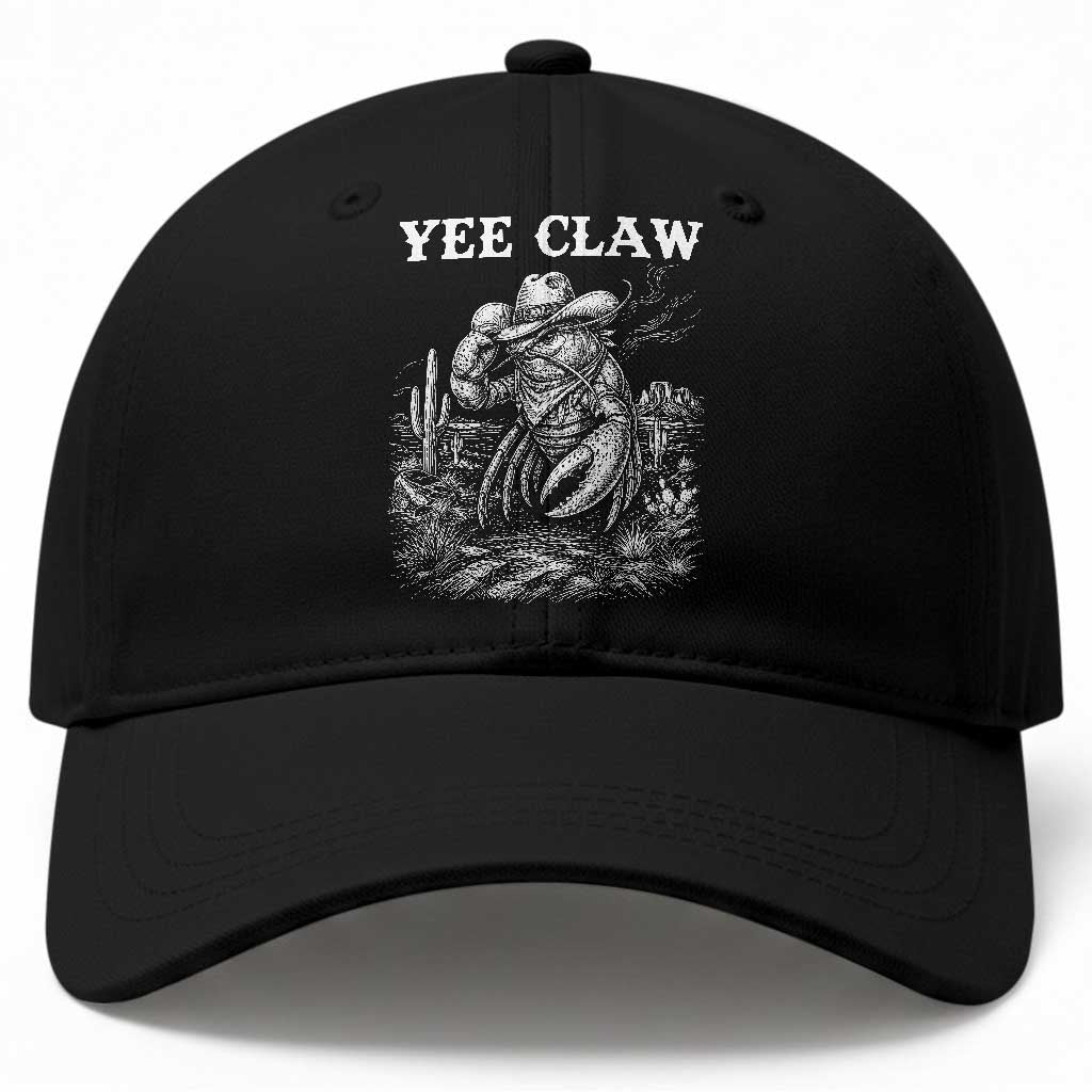 Yee Claw Lobster Baseball Cap Funny Crawfish Western Meme