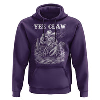 Yee Claw Lobster Hoodie Funny Crawfish Western Meme