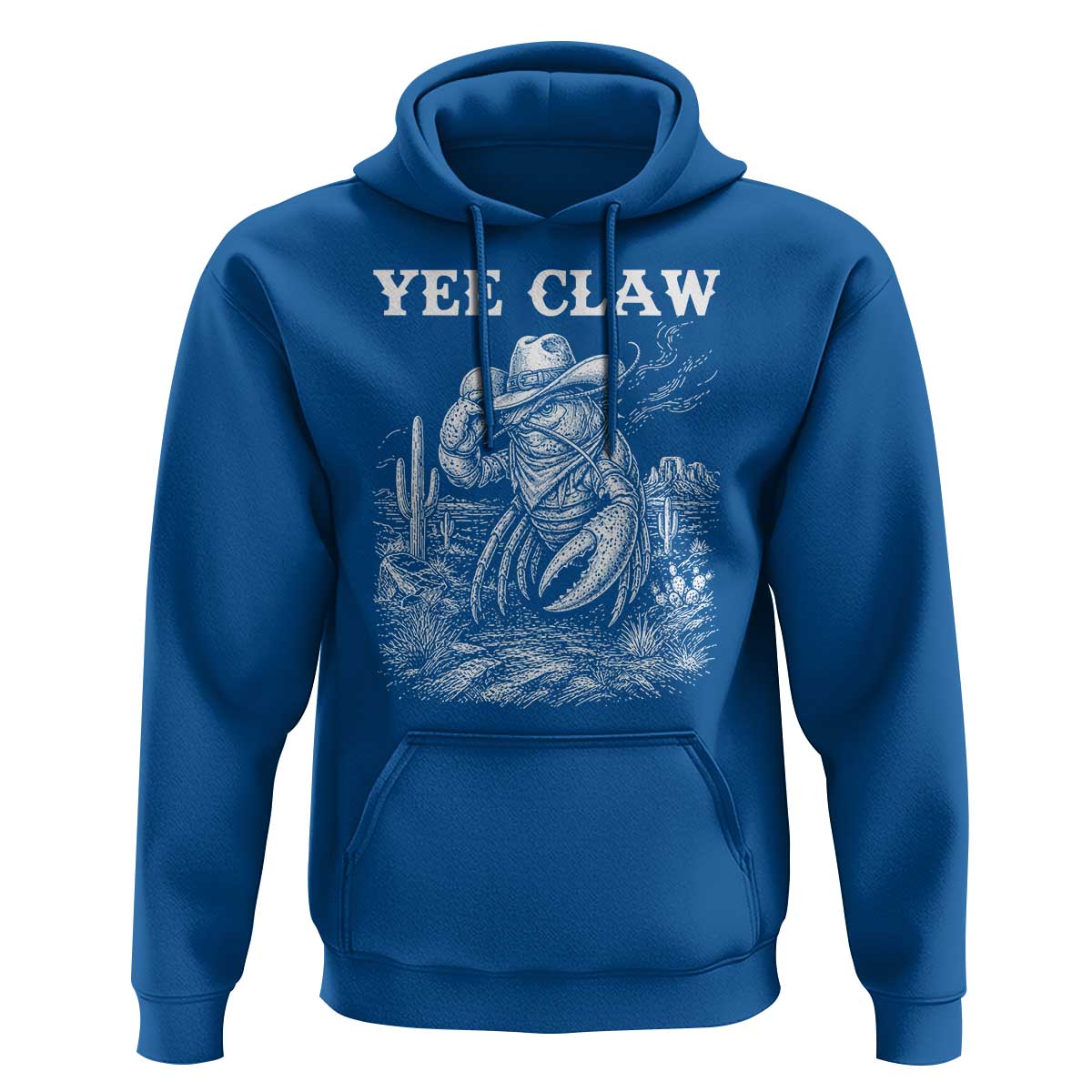 Yee Claw Lobster Hoodie Funny Crawfish Western Meme