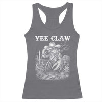 Yee Claw Lobster Racerback Tank Top Funny Crawfish Western Meme