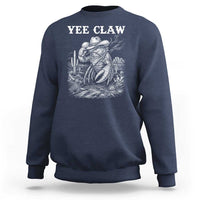 Yee Claw Lobster Sweatshirt Funny Crawfish Western Meme