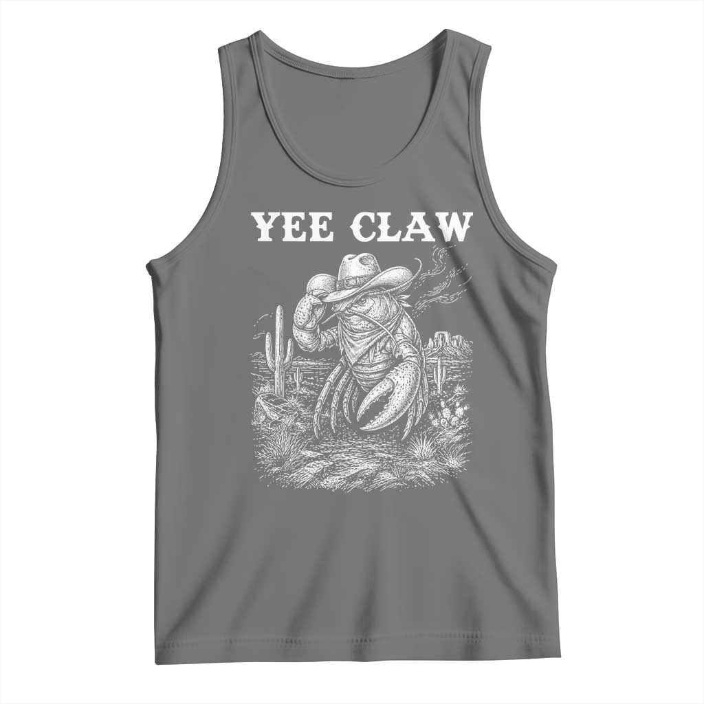 Yee Claw Lobster Tank Top Funny Crawfish Western Meme