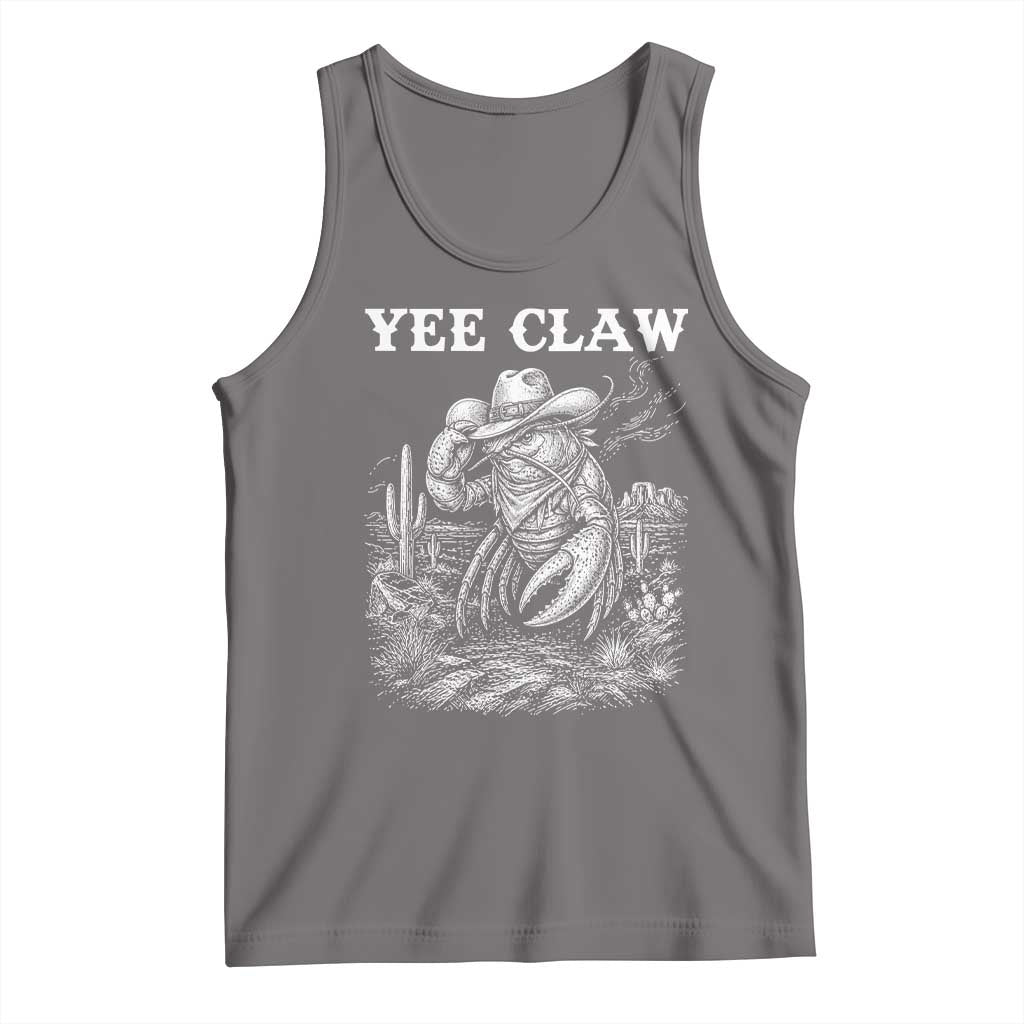 Yee Claw Lobster Tank Top Funny Crawfish Western Meme