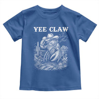 Yee Claw Lobster Toddler T Shirt Funny Crawfish Western Meme