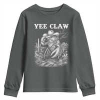 Yee Claw Lobster Youth Sweatshirt Funny Crawfish Western Meme