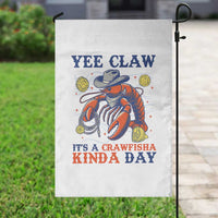 Yee Claw Lobster Garden Flag It's a Crawfish Kinda Day Summer Beach Vaction Gift