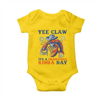 Yee Claw Lobster Baby Onesie It's a Crawfish Kinda Day Summer Beach Vaction Gift