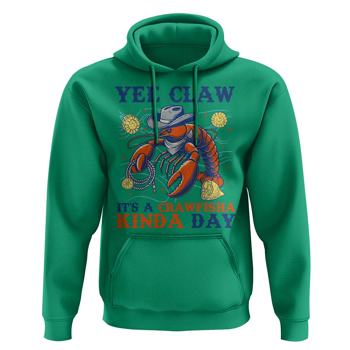 Yee Claw Lobster Hoodie It's a Crawfish Kinda Day Summer Beach Vaction Gift
