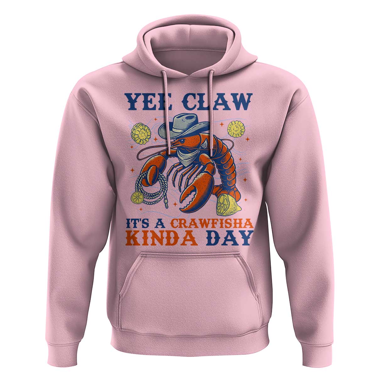 Yee Claw Lobster Hoodie It's a Crawfish Kinda Day Summer Beach Vaction Gift