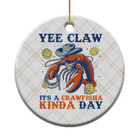 Yee Claw Lobster Ceramic Ornament It's a Crawfish Kinda Day Summer Beach Vaction Gift