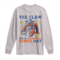 Yee Claw Lobster Long Sleeve Shirt It's a Crawfish Kinda Day Summer Beach Vaction Gift