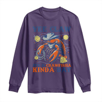 Yee Claw Lobster Long Sleeve Shirt It's a Crawfish Kinda Day Summer Beach Vaction Gift