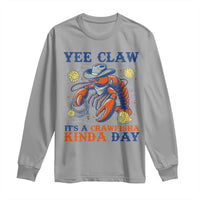 Yee Claw Lobster Long Sleeve Shirt It's a Crawfish Kinda Day Summer Beach Vaction Gift