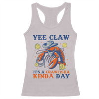 Yee Claw Lobster Racerback Tank Top It's a Crawfish Kinda Day Summer Beach Vaction Gift