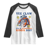Yee Claw Lobster Raglan Shirt It's a Crawfish Kinda Day Summer Beach Vaction Gift