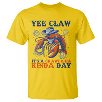 Yee Claw Lobster T Shirt It's a Crawfish Kinda Day Summer Beach Vaction Gift