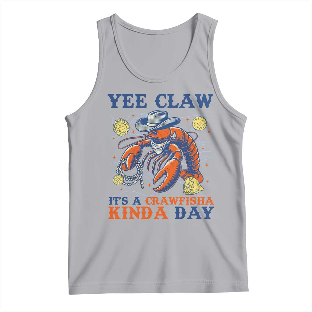 Yee Claw Lobster Tank Top It's a Crawfish Kinda Day Summer Beach Vaction Gift