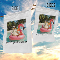 Feral Girl Summer Garden Flag Silly Goose Summer Beach Meme
