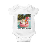 Feral Girl Summer Baby Onesie Silly Goose Summer Beach Meme